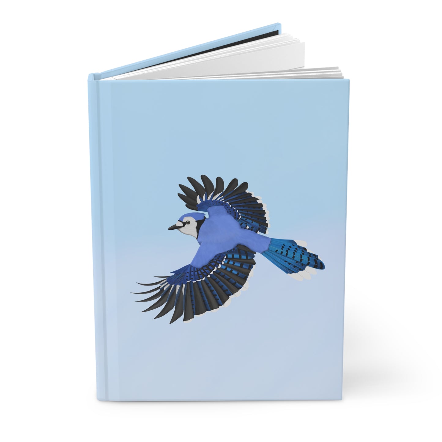 Blue Jay Bird Hardcover Journal 150 Pages 5.75"x8" for Bird Enthusiasts & Birdwatchers