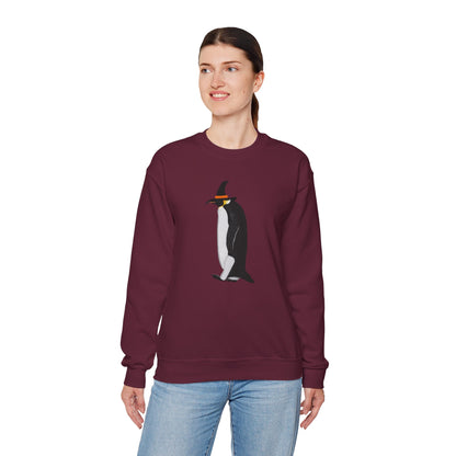 Penguin Halloween Birds Witch Birdwatcher Sweatshirt