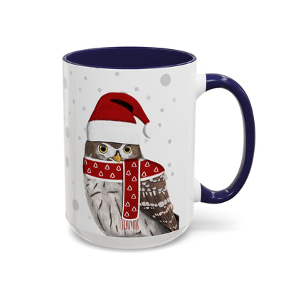 Owl Christmas Bird Coffee Mug