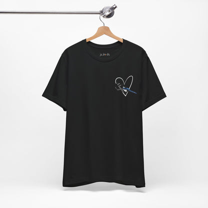 Magpie Heart Birdwatcher Bird T-Shirt