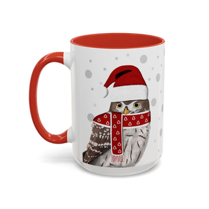 Owl Christmas Bird Coffee Mug