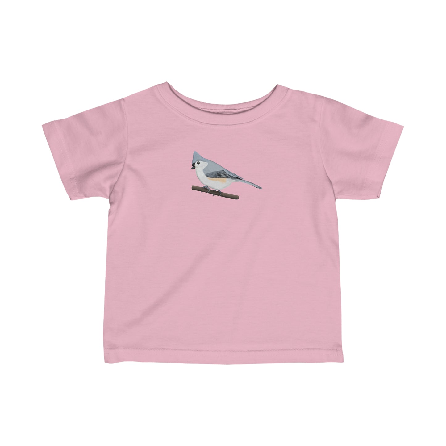 Tufted Titmouse Bird Baby & Toddler Fine Jersey T-Shirt