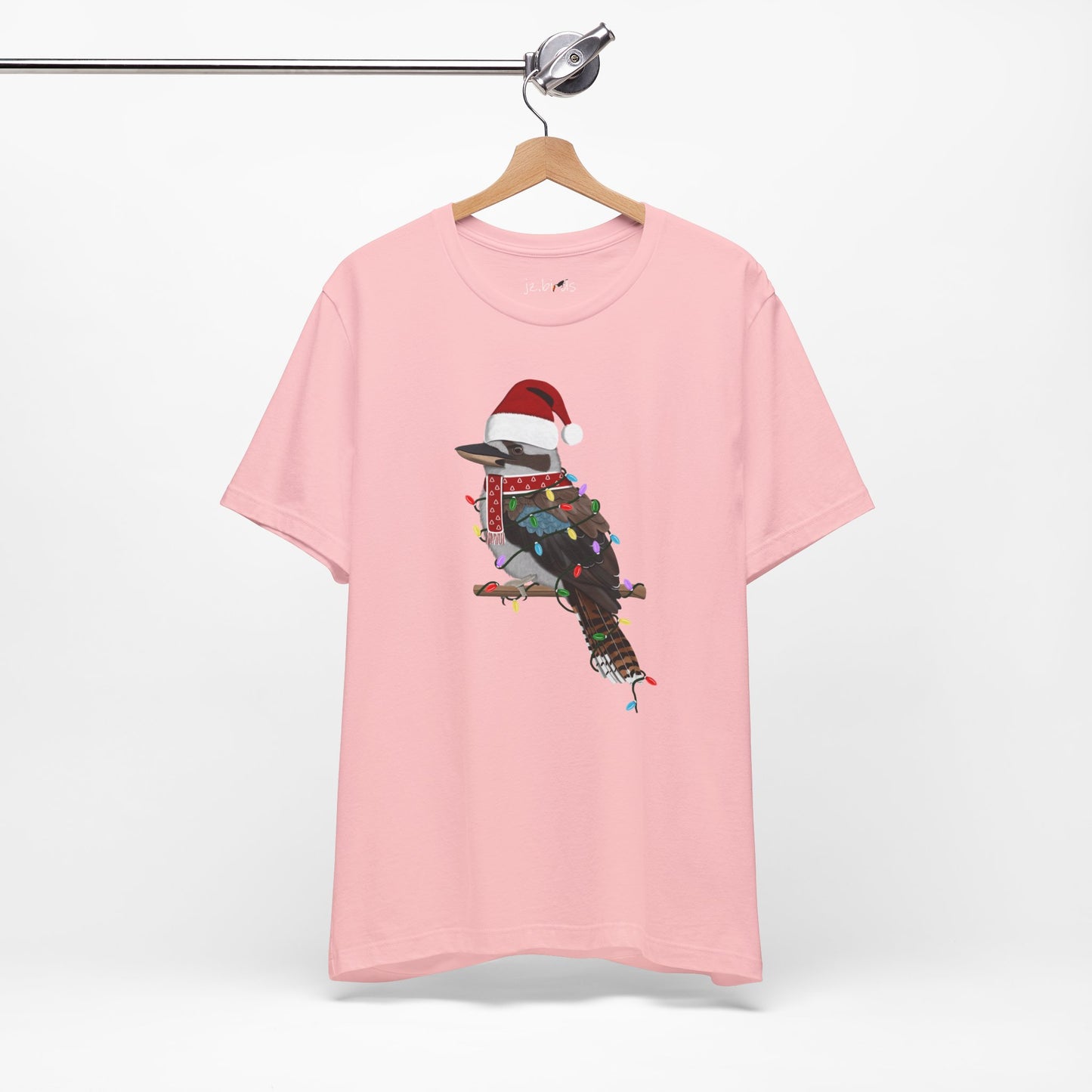 Kookaburra with Fairy Lights Christmas Bird T-Shirt