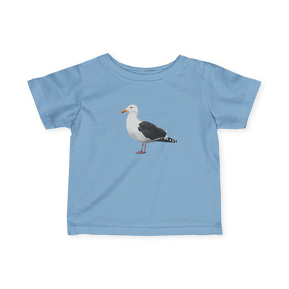 Süßes Möwe Vogel Tiermotiv T-Shirt für Babys und Kleinkinder