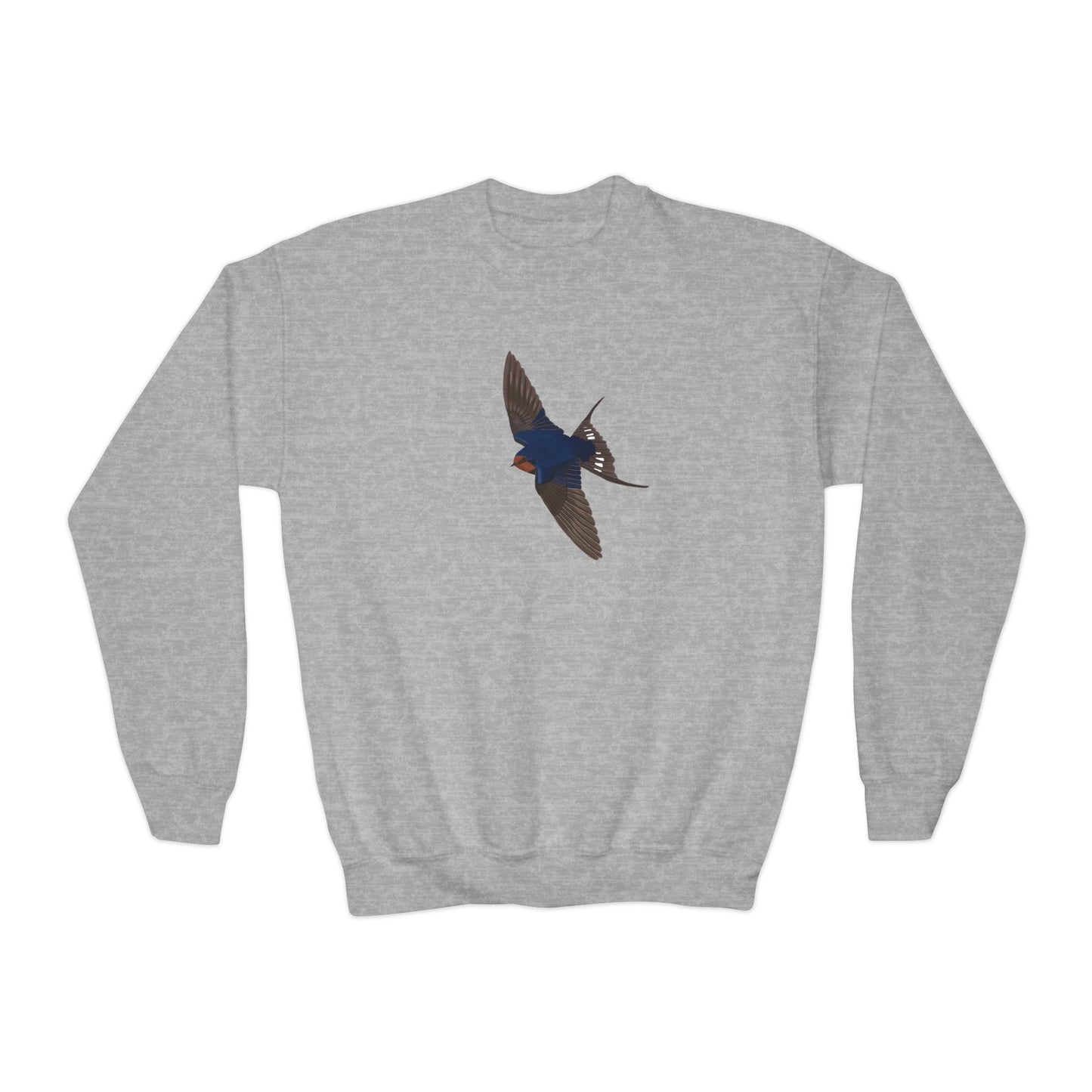 Barn Swallow Bird Birdwatching Youth Crewneck Sweatshirt