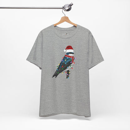 Tree Swallow with Fairy Lights Christmas Bird T-Shirt