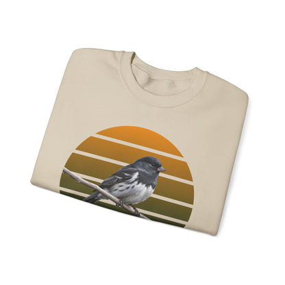 Dark-Eyed Junco Sweatshirt | Cozy Winter Birder Pullover | Snow Bird Crewneck Gift