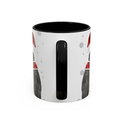 Grey Parrot Christmas Bird Coffee Mug