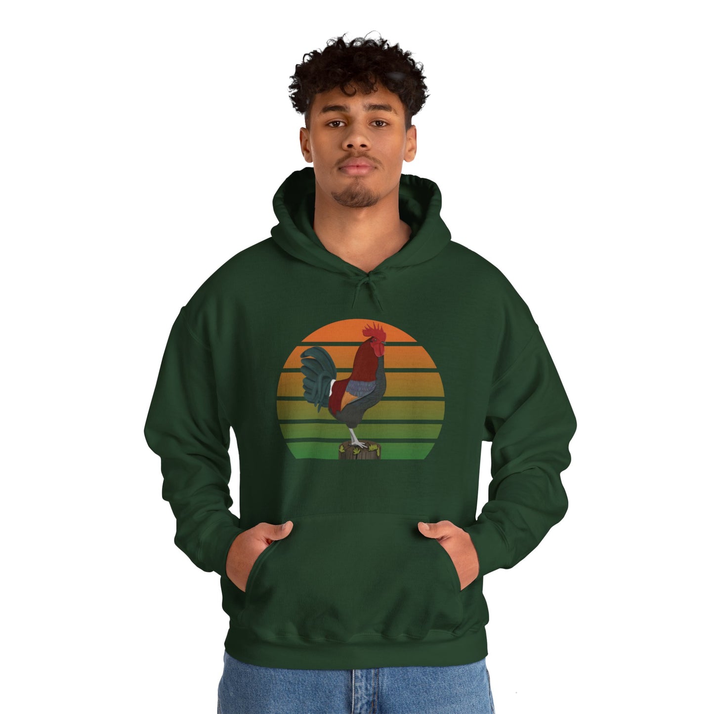 Rooster Bird Hoodie