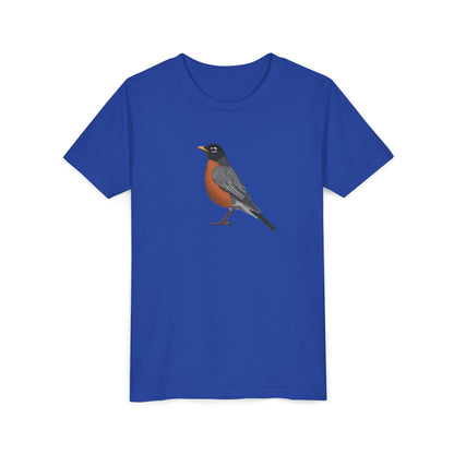 American Robin Birding & Birdwatching Bird Youth T-Shirt