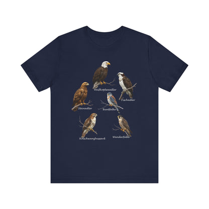 Falke Vogel T-Shirt in Black