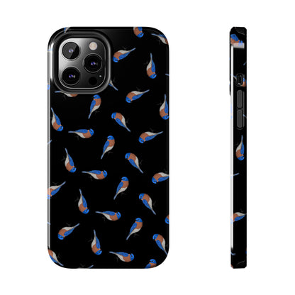 Bluebird Phone Case – iPhone Black – Premium Tough Cover for Bird Lovers