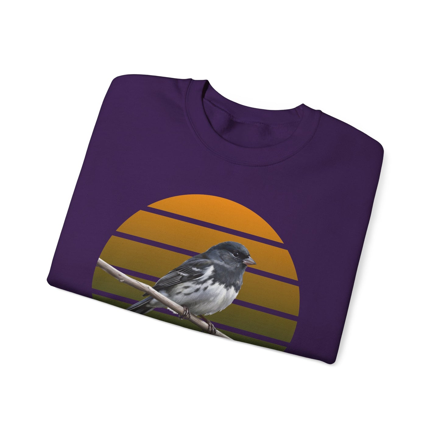 Dark-Eyed Junco Sweatshirt | Cozy Winter Birder Pullover | Snow Bird Crewneck Gift