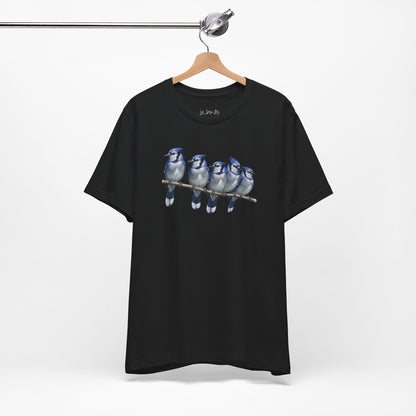 Blue Jays T-Shirt | Unisex Retail Fit Bird Lover Tee | Wildlife Birder Gift
