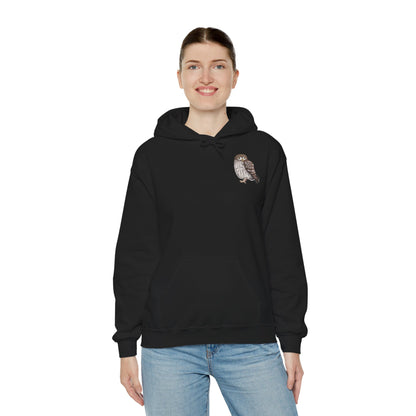 Eule Hoodie - Vogel Kapuzenpullover für Vogelbeobachter & Naturliebhaber mit Vogelmotiv