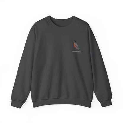 American Robin Birding Birdwatching Bird Sweatshirt