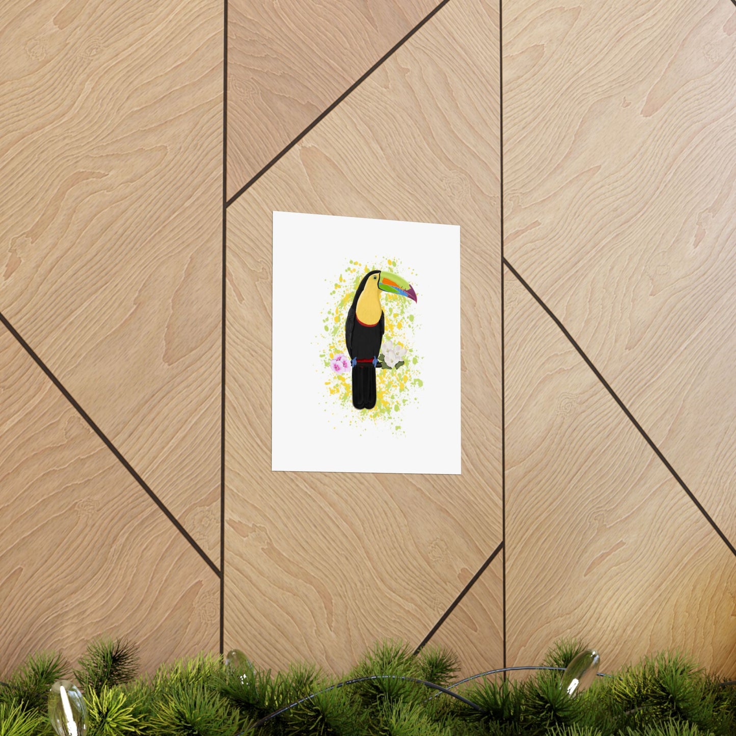 Keel-Billed Toucan Bird Artwork Matte Poster