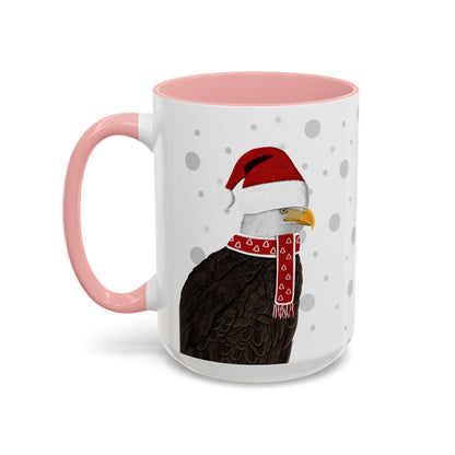 Bald Eagle Christmas Bird Coffee Mug