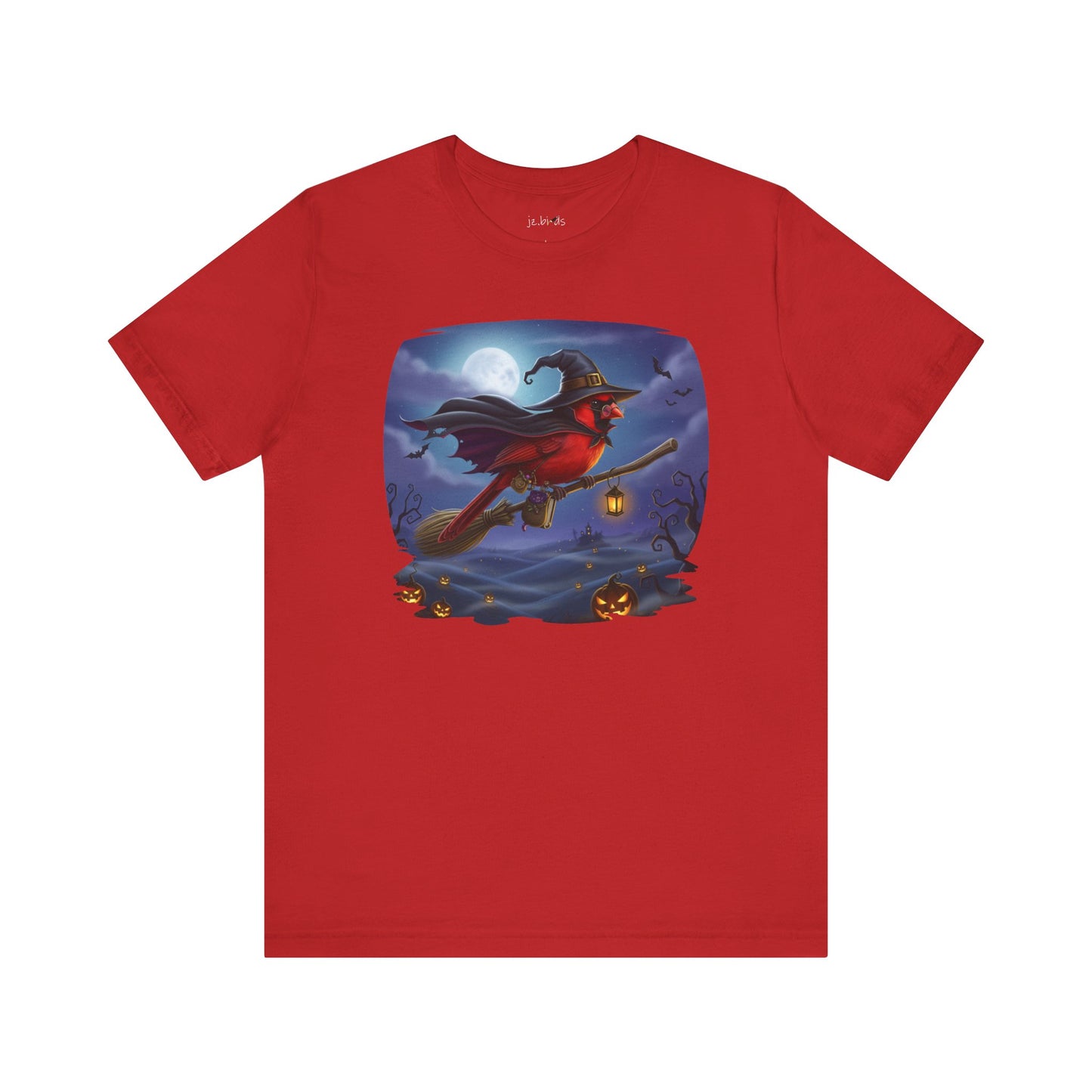 Cardinal Halloween Bird T-Shirt - Spooky Halloween Costume for Bird Lovers