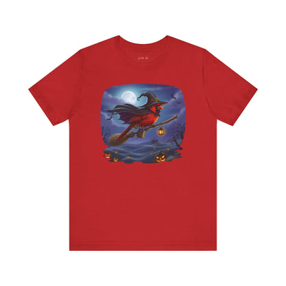 Cardinal Halloween Bird T-Shirt - Spooky Halloween Costume for Bird Lovers