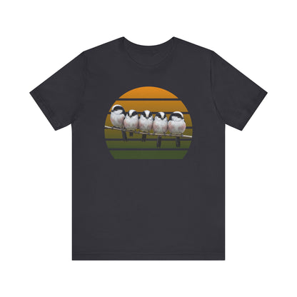 Schwanzmeisen Premuim T-Shirt | Geschenk für Vogelbeobachter | jz.birds