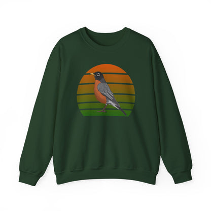 Robin Birdlover Ornithologist Bird Sweatshirt