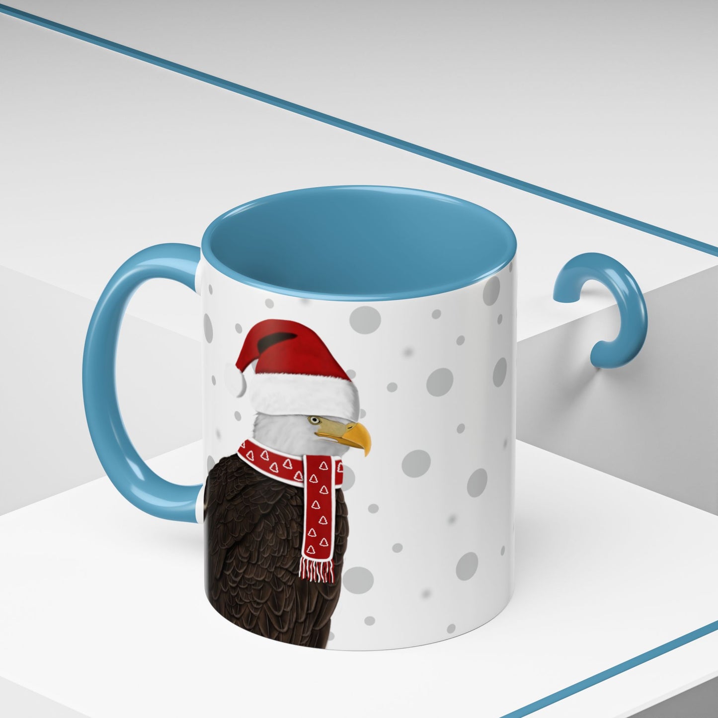 Bald Eagle Christmas Bird Coffee Mug