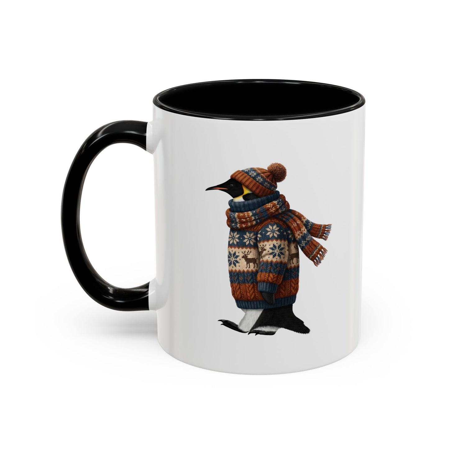 ペンギンの陶器製バードコーヒーマグ – バードウォッチャーへのカスタムギフト