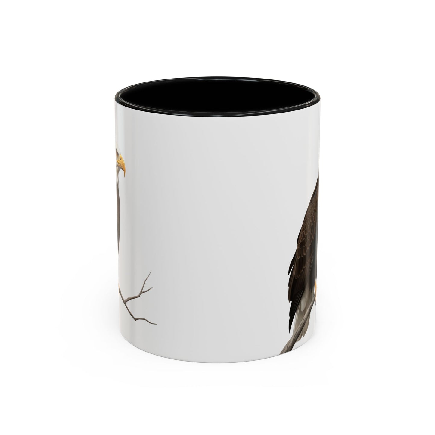ハクトウワシの陶器製バードコーヒーマグ – バードウォッチャーへのカスタムギフト