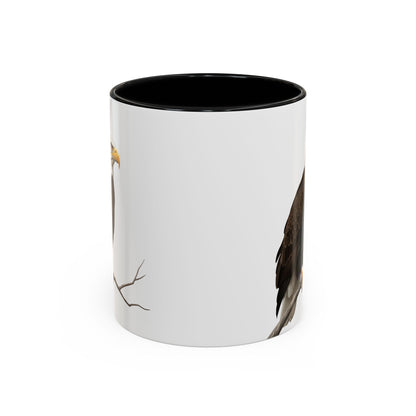 ハクトウワシの陶器製バードコーヒーマグ – バードウォッチャーへのカスタムギフト