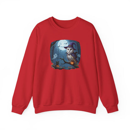 Barn Owl Halloween Bird Sweatshirt - Spooky Halloween Costume for Bird Lovers
