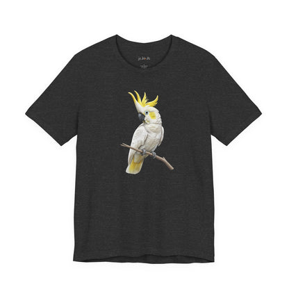 Sulphur-Crested Cockatoo T-Shirt | Unisex Bird Lover Tee | Wildlife Birder Gift