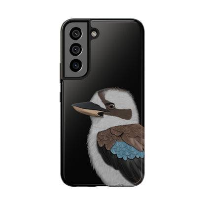 Kookaburra Bird Art Tough Phone Case Black