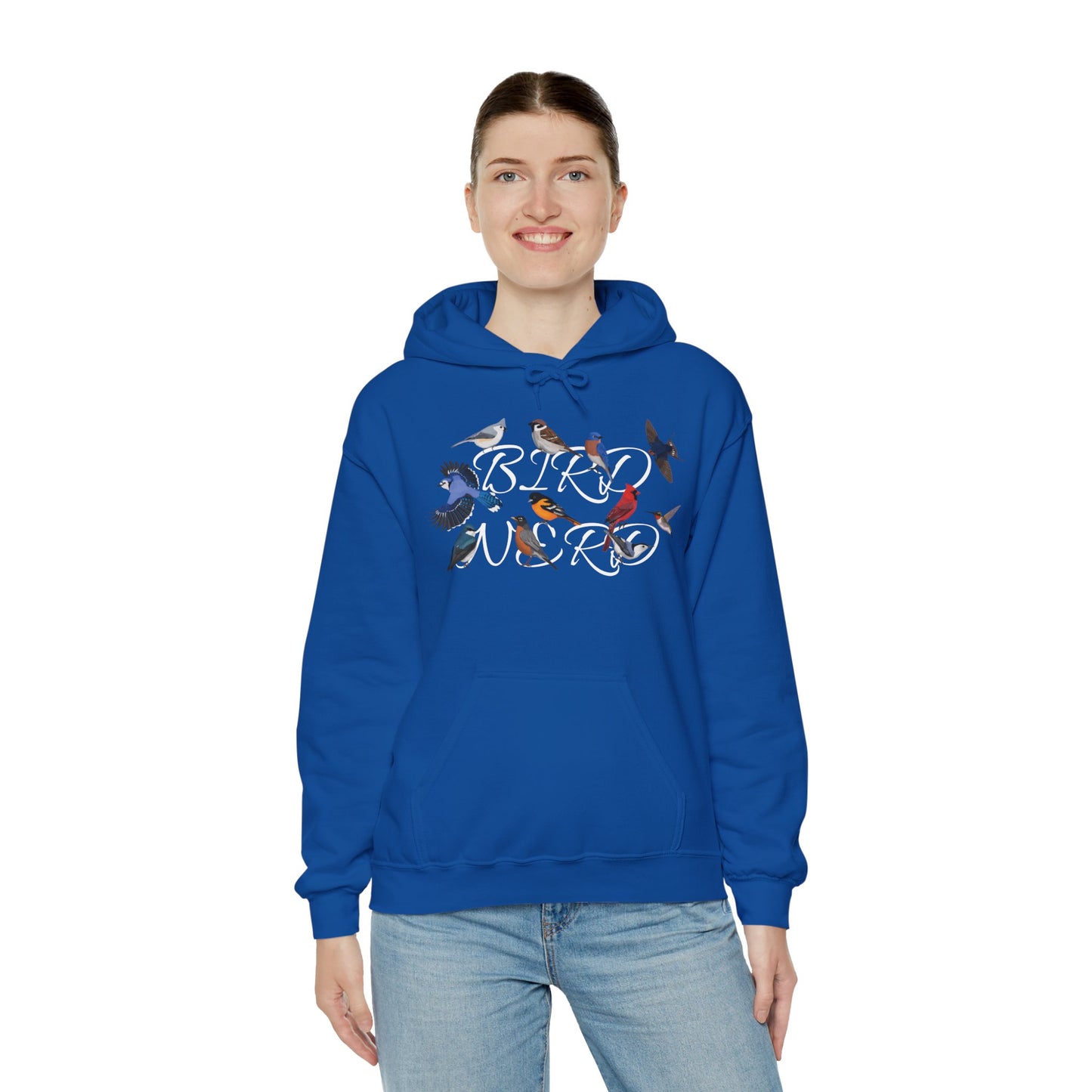 Bird Nerd Blue Jay Cardinal Hummingbird Robin Oriole Hoodie