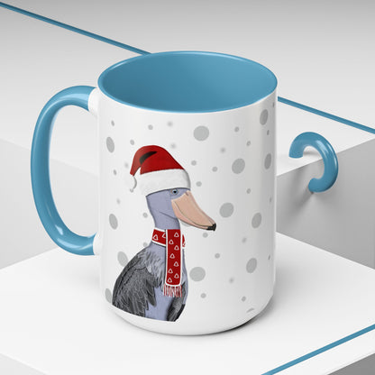 Shoebill Christmas Bird Coffee Mug