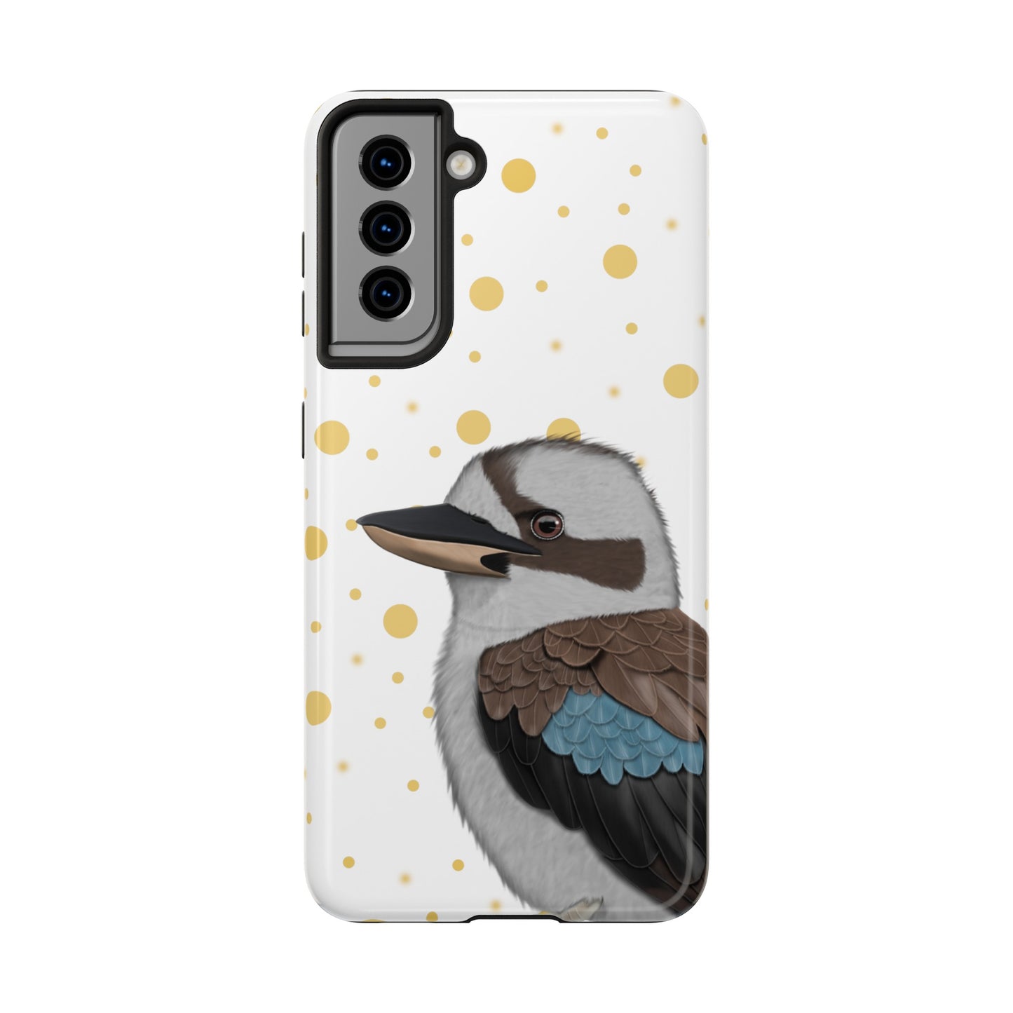 Kookaburra Bird Art Tough Phone Case White