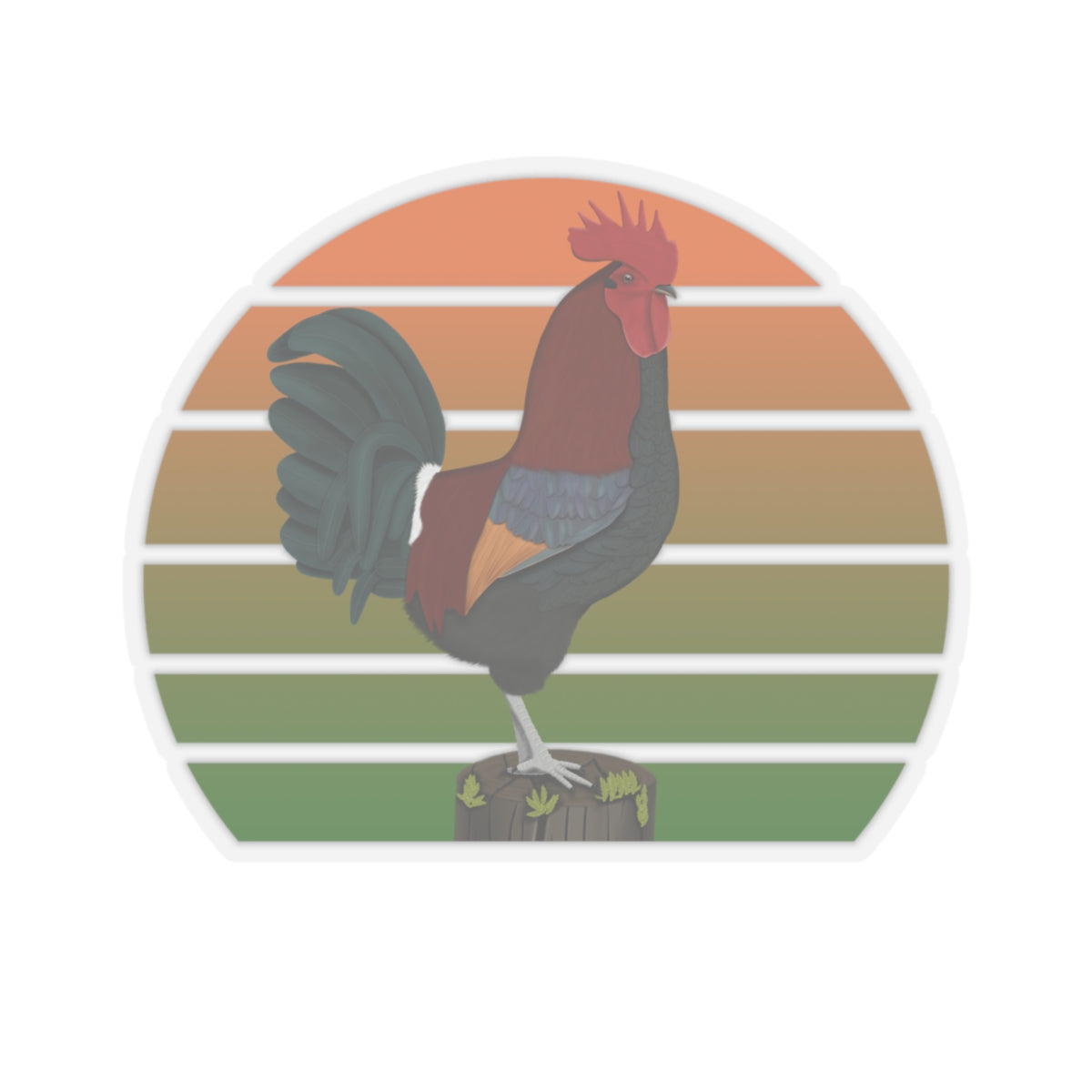 Rooster Bird Sticker