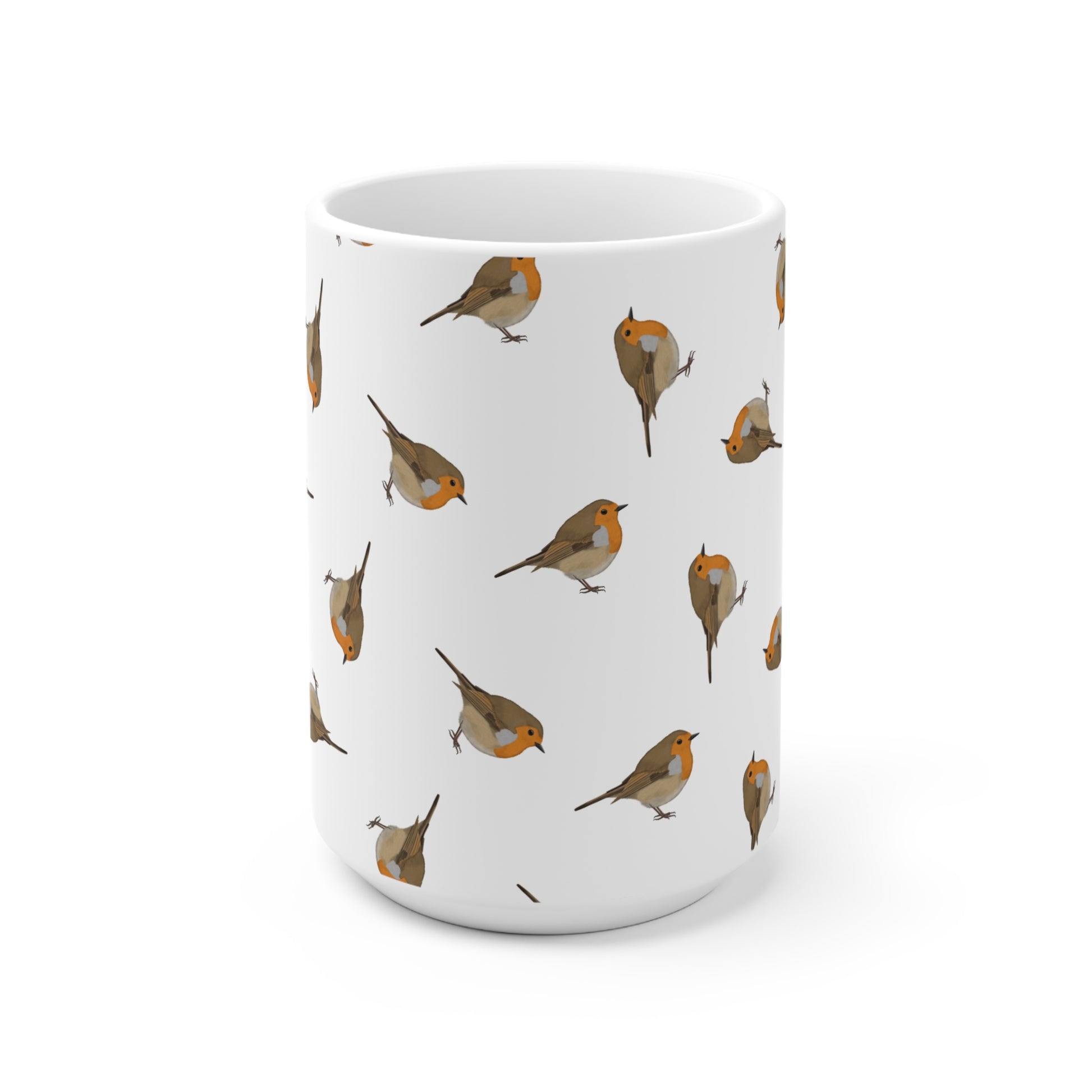 Rotkehlchen Tasse – 11 oz, 11oz