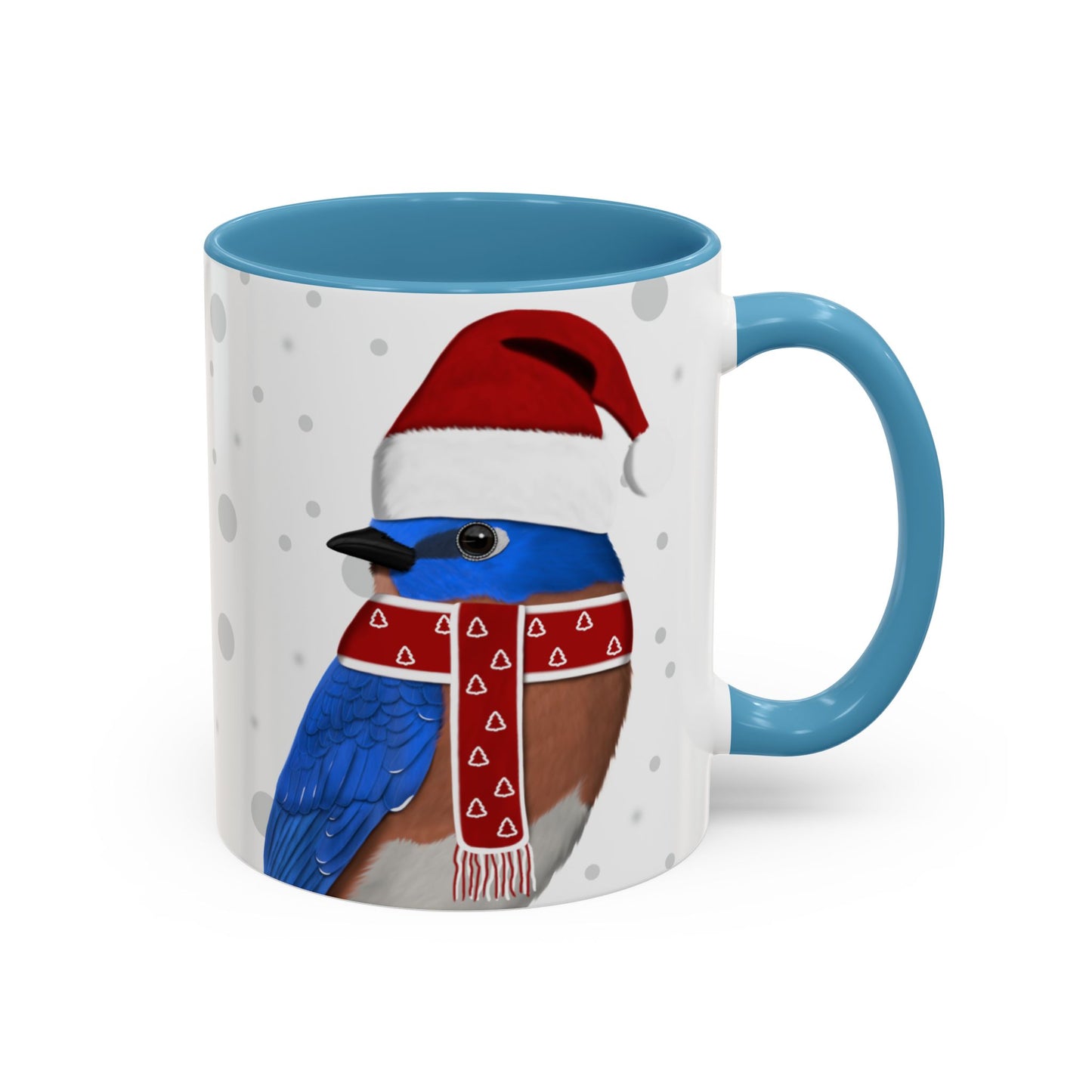 Bluebird Christmas Bird Coffee Mug