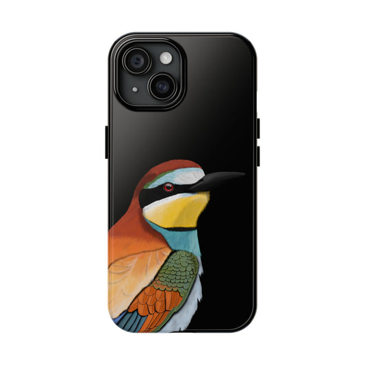 Bee Eater Bird Art Tough Phone Case Black