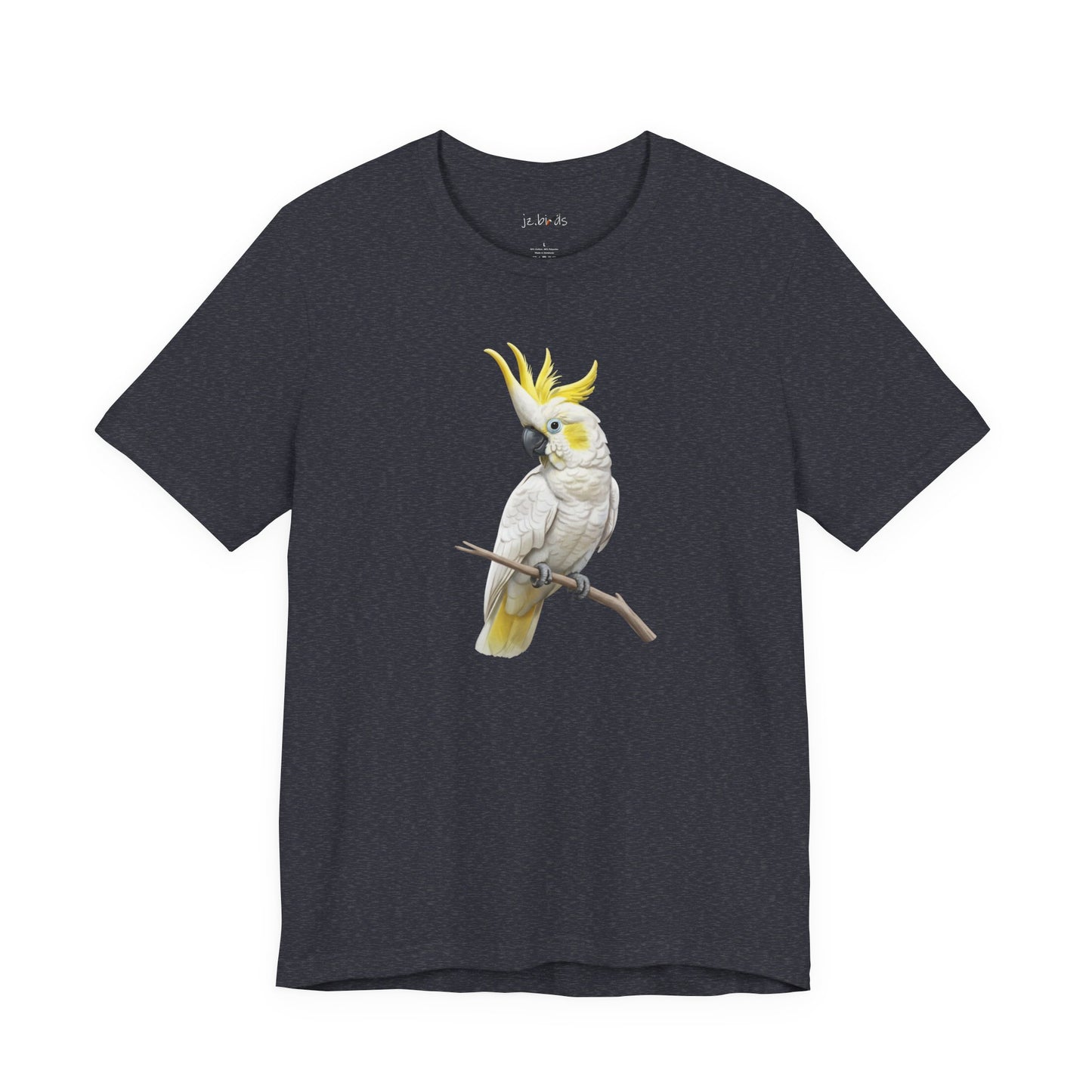 Sulphur-Crested Cockatoo T-Shirt | Unisex Bird Lover Tee | Wildlife Birder Gift