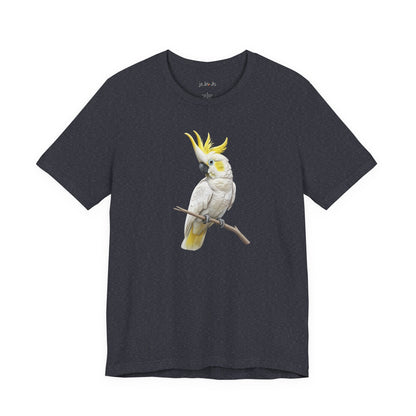 Sulphur-Crested Cockatoo T-Shirt | Unisex Bird Lover Tee | Wildlife Birder Gift