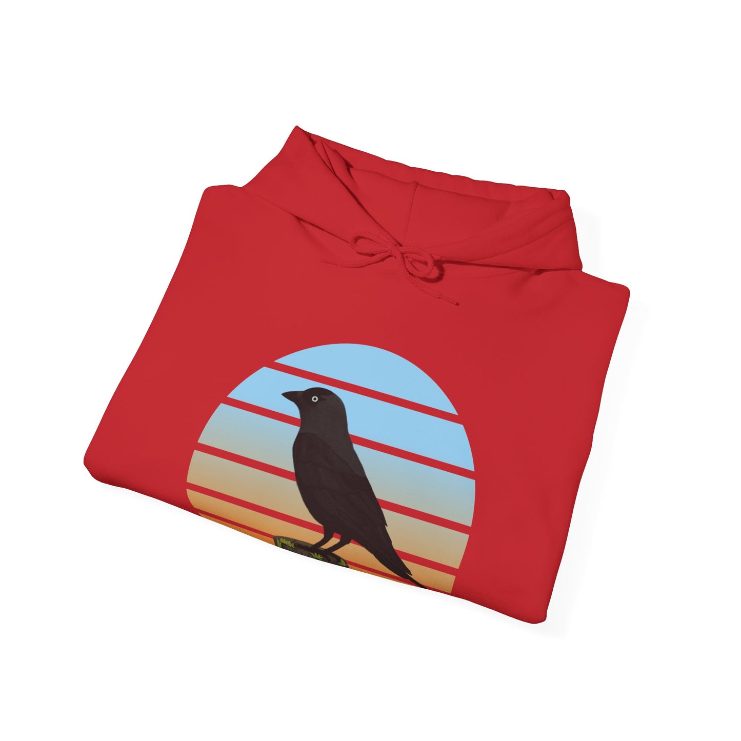 Western Jackdaw Bird Hoodie