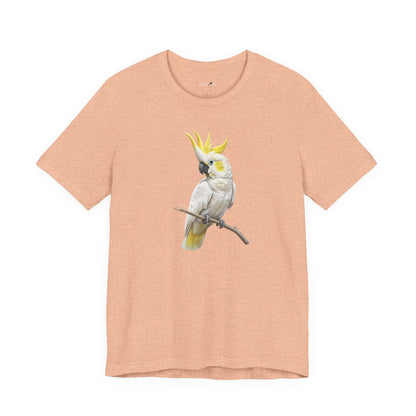 Sulphur-Crested Cockatoo T-Shirt | Unisex Bird Lover Tee | Wildlife Birder Gift