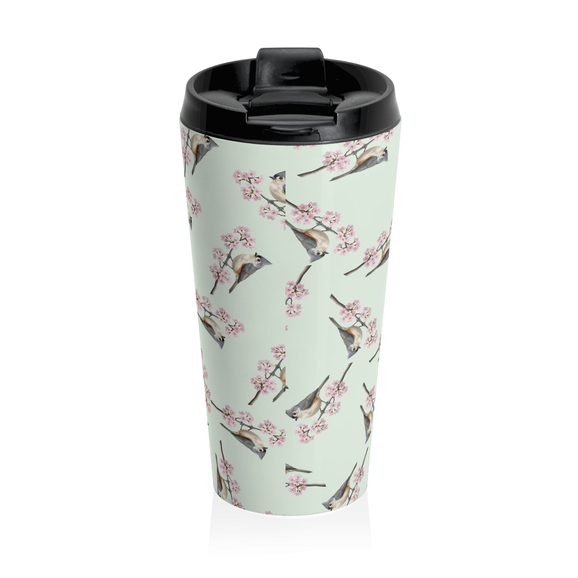 Tufted Titmouse Tumbler – 15oz, Bottles & Tumblers