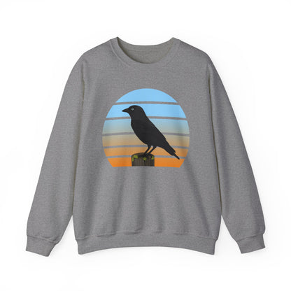 Western Jackdaw Birdlover Ornithologist Bird Sweatshirt