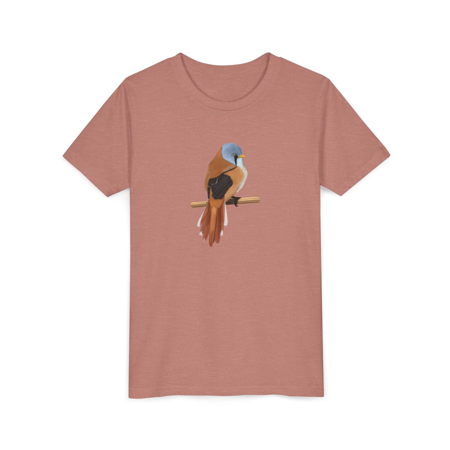 Bearded Reedling Birding & Birdwatching Bird Youth T-Shirt