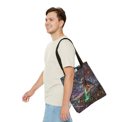 Robin Rosi Halloween Magic Potion Tote Bag for Spooky Season and Cozy Fall Lovers