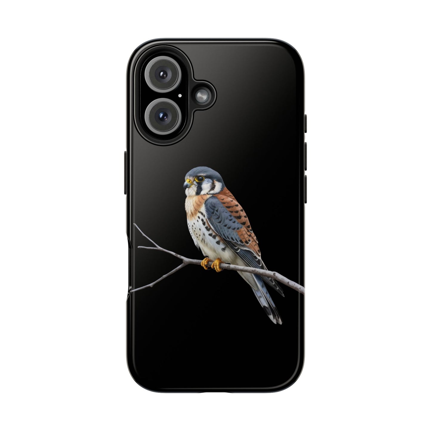 American Kestrel iPhone Case – Premium Tough Phone Cover Black