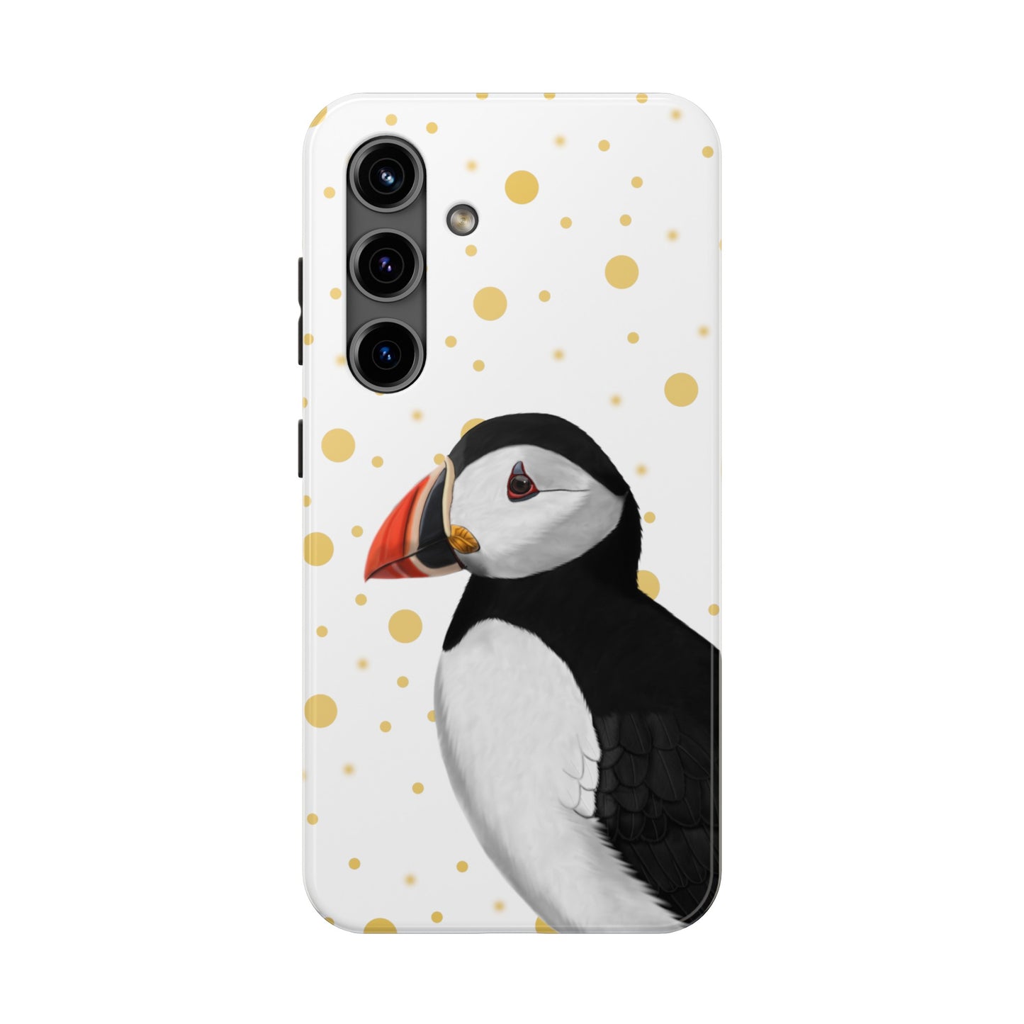 Puffin Bird Art Tough Phone Case White